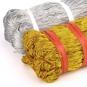1mm 1.5mm cored rubber band Ox band elastic rope silver gold elastic rope elastic cord belt