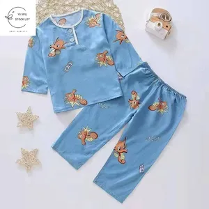 China prenda de alta calidad Algodón comodidad niños ropa conjunto niños 8-12 años de edad para niña verano stock lote