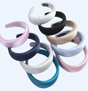High-quality Customization 30mm 6A Mulberry Silk Headband <strong>Hair</strong> <strong>Clasp</strong> Elevated Crown Narrow Version Elegant Luxury in Stock 3cm - Product Image 2