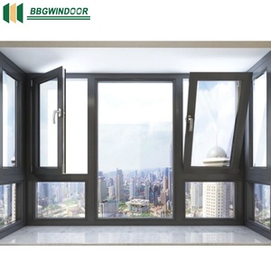 Inclinazione dell'isolamento acustico Lukliving e finestra girata in alluminio <span class=keywords><strong>Aluplast</strong></span> inclinabile e finestra girata verso l'interno - Product Image 4