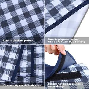 Manta de Picnic, Tapete de Camping, Manta de Picnic para Exteriores con Asa, Impermeable, Resistente a la Arena, Manta de Playa Plegable, Manta de Viaje - Product Image 3