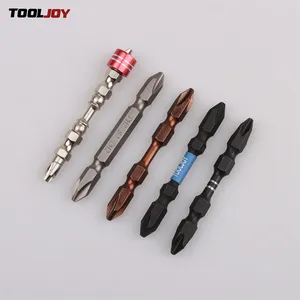 TOOLJOY المهنية S2 المواد مزدوجة نهاية سائق بت مفك البراغي مجموعة بت مفك البراغي