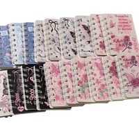 Carnet à spirales A7 de style Ins, papier de haute qualité, couverture en papier, style romantique, épaissi, petite taille, cadeau pour les devoirs