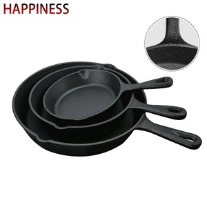 Poêle Little Happiness pré-assaisonnée : construction classique durable, surface sans produits toxiques, compatible avec tous les types de plaques de cuisson - Product Image 3