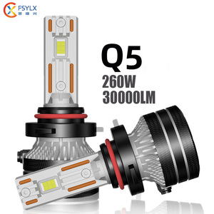 FSYLX 260W 30000LM Q5 H7 Ampoules de phares LED pour voiture 6000k Canbus Ampoule de phare LED pour voiture H11 H4 H7 9005 9006 9012 Focos Led <span class=keywords><strong>Auto</strong></span> H4 - Product Image 6