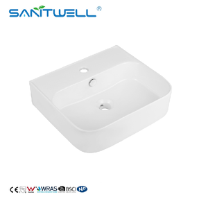 <span class=keywords><strong>Lavabo</strong></span> de pared Chaozhou 2026 en oferta, color blanco mate, precio económico, <span class=keywords><strong>lavabo</strong></span> artístico para baño - Product Image 1