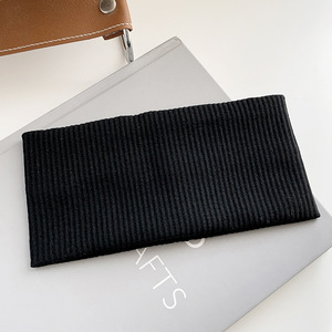 عرض خاص عصابة رأس رياضية محبوكة جديدة بلون واحد مع حافة واسعة للاستخدام اليومي على مدار العام - Product Image 5