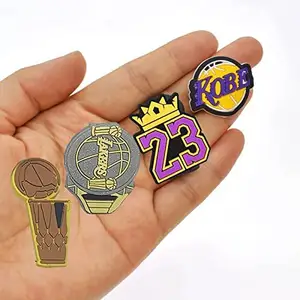 25 Pcs Sports Basketball Shoe Charms for Croc Shoes Wristband Bracelet Shoe Decoration Charms for Kids Teens Women and Men