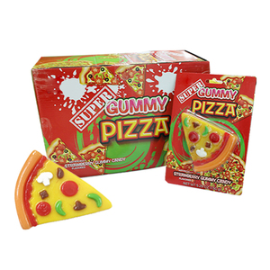 Holeywood <span class=keywords><strong>3D</strong></span> Gummy Candy Super Pizza 150g Gran peso Halal Fruit Sweet Flavored OEM & ODM Supported Private Custom Wholesale - Product Image 5
