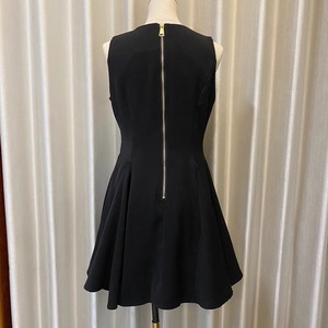 <span class=keywords><strong>Abito</strong></span> di lusso leggero <span class=keywords><strong>nero</strong></span> doppiopetto senza maniche <span class=keywords><strong>abito</strong></span> con scollo a V a vita alta - Product Image 3
