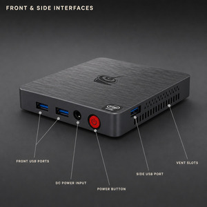 Mini PC Intel <span class=keywords><strong>Celeron</strong></span> <span class=keywords><strong>N3350</strong></span> <span class=keywords><strong>Apollo</strong></span> <span class=keywords><strong>Lake</strong></span>, 2M de Caché, 1.10GHz hasta 2.4GHz, Computadora de Escritorio Ligera para Juegos, Compatible con Windows 10 y 11 - Product Image 5