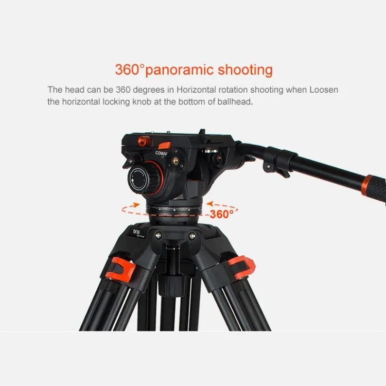 Coman Aluminium Video stand professional Tripod for camera in high quality DF26Q7