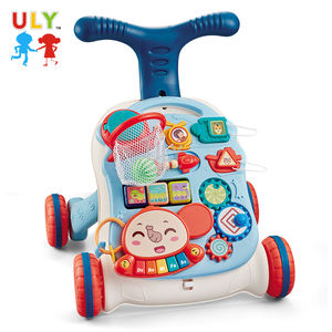 Vente en gros de poussette éducative de style simple, assis à debout, pour l'apprentissage de la musique, avec 4 roues en plastique pour tout-petits - Product Image 5