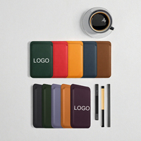 Étui de téléphone magnétique avec porte-cartes en cuir PU recyclable pour une utilisation promotionnelle et des cadeaux de bienvenue