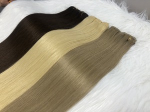 Extensiones de Cabello con Clip, Cabello Humano Remy de Doble Trama, Extensiones de Alta Calidad - Product Image 5