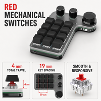 Clavier mécanique miniature programmable SIKAI sans fil à 12 touches et 3 boutons rotatifs, 2,4 G USB-C RGB, pour la modification de macros et les raccourcis