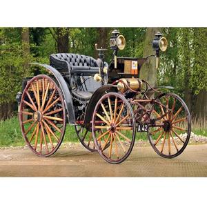 Carruaje de Caballos Estilo Francés de Dos Plazas, Antiguo, Color y Tamaño Personalizables, Construcción de Metal y Madera, para Bodas, Eventos, Conciertos - Product Image 1