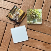 Sous-verres vierges pour sublimation MDFSUB, acrylique de sublimation 3,8 mm pour sublimation thermique, napperons carrés personnalisables DIY imperméables