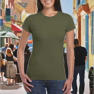 T-shirt décontracté à manches courtes pour femmes basique vêtements quotidiens mode Pima coton respirant Anti-rétrécissement Jersey bouton ODM personnalisable - Product Image 2