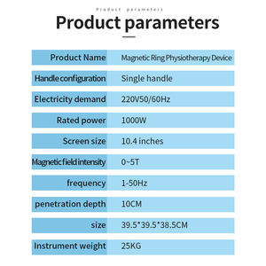 Mesin Terapi Cincin Magnetik Induksi Energi Tinggi Au-6500 yang Baru Ditingkatkan untuk Meredakan Nyeri Tubuh, Melindungi Jaringan Otot dan Tulang - Product Image 6