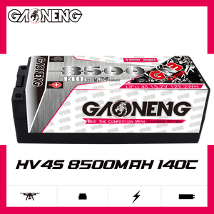 เคสแข็งพลาสติก ABS สำหรับรถแข่ง gaoneng 8500mAh 4S 4S2P ได้ HV 15.2V 140C Lipo ขนาด1/8 1:8 - Product Image 2