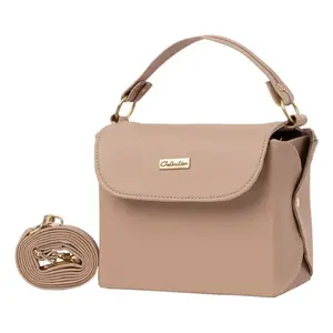 Bolso Mensajero Vintage para Mujer CelleLion, Asa Única, Perla, Impermeable, PU Poliéster, Uso Diario, Estilo Verano - Product Image 1