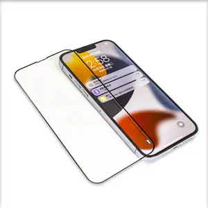 प्रीमियम पूर्ण कवर रेशम मुद्रण के लिए टेम्पर्ड ग्लास स्क्रीन रक्षक iPhone 13 प्रो मैक्स 6.7 इंच फोन ग्लास फिल्म