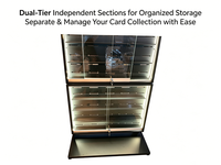 Vitrine de présentation sur mesure pour cartes de sport de collection classées, présentoir pour cartes de sport, lunettes de présentation