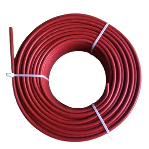 panel solar cable connector TUV CE UL copper or aluminum conductor H1Z2Z2-K black and red color PV Wire