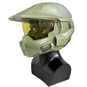 Casco de Alta Calidad de Master Chief de Halo <span class=keywords><strong>Infinite</strong></span>, Casco de Resina con Estrellas, Casco Rígido, Casco de Comandante para Cosplay - Product Image 2