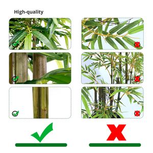 175 <b>Artificial</b> Silk Cloth Leaves Simulated Plant Furniture Garden Decorations With Real Poles for Sale - Product Image 3