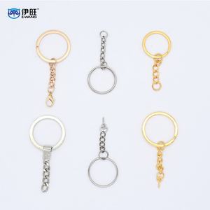 Porte-clés plat en métal personnalisé à faire soi-même pour accessoires de porte-clés - Product Image 6