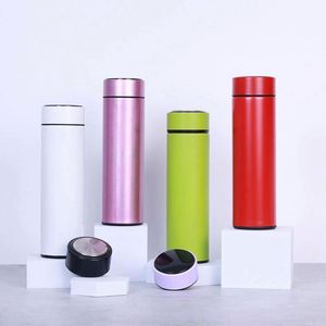 Custom Logo Promotional Gift 500ml Stainless Steel Thermal Temperature Digital <b>Smart</b> Custom Color Portable Drinkware Water - Product Image 1