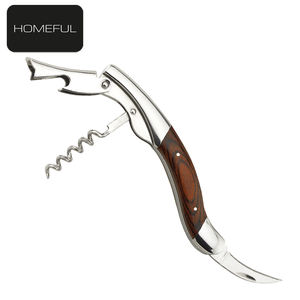 Ouvre-vin <span class=keywords><strong>laguiole</strong></span> de haute qualité, vis en liège avec manche en bois de pakka, 1 pièce - Product Image 2