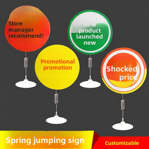 ป้ายราคาแบบคลิปติดโปสเตอร์สำหรับจัดแสดงแบบแทรกป้ายราคาสำหรับติดในซูเปอร์มาร์เก็ตป๊อปสปริง - Product Image 1
