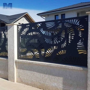 Clôture de jardin avant extérieure coulissante balançoire allée clôture treillis métal dernières conceptions principales décoratives porte en aluminium de <span class=keywords><strong>fer</strong></span> - Product Image 3