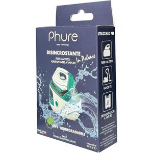 Polvo descalcificador biodegradable Phure Bio de marca privada OEM de 30g para planchas y limpiadores a vapor - Product Image 2