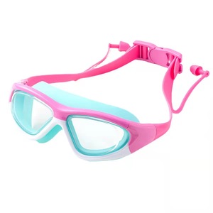 Gafas de natación antiniebla para niños, gafas de natación antiniebla, tapones para los oídos, máscaras de visión amplia - Product Image 6