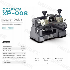 Nouvelle machine de découpe de clés manuelle Xhorse Dolphin XP-008 2025 pour clés de type Bit/Pump et de coffres-forts - Product Image 5