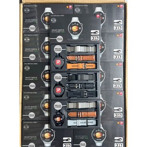 Commercio all'ingrosso della fabbrica D25 orologio <span class=keywords><strong>4</strong></span> <span class=keywords><strong>Pro</strong></span> Smartwatch vendita a caldo con 3 cinturini in Silicone resistente all'acqua IP67 chiamata senza fili - Product Image 6