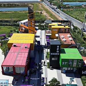 Casa Container Prefabbricata Modulare Espandibile a Doppia Ala in Stile Fattoria Moderna con Pannelli Sandwich in Acciaio da 20 Piedi - Product Image 5