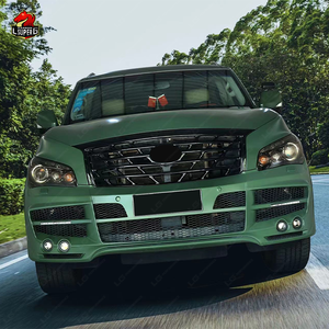 Kit de carrosserie FRP de Modification de voiture de <span class=keywords><strong>prix</strong></span> usine pour <span class=keywords><strong>Infiniti</strong></span> QX56 <span class=keywords><strong>QX80</strong></span> mise à niveau vers le kit de carrosserie de style russe calandre de pare-chocs avant et arrière - Product Image 2