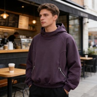 Kişiselleştirilmiş Fonksiyonel Yenilikçi Tasarım %100 Pamuklu Polar Kapüşonlu Sweatshirt Sıcak ve Kırışmaz 3D Nakış