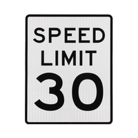 Panneau de signalisation routière réfléchissant de qualité secondaire en aluminium PVC PC, panneau d'avertissement routier imprimé UV, tailles personnalisées
