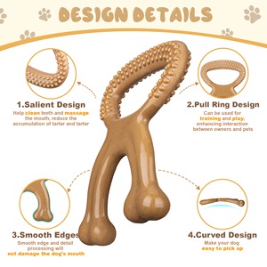 Custom Logo <strong>Dog</strong> Chew Toys for Aggressive Chewers Beef Flavor Indestructible <strong>Dog</strong> Teething <strong>Bones</strong> for <strong>Dog</strong> Pet Toy with <strong>Nylon</strong> - Product Image 5