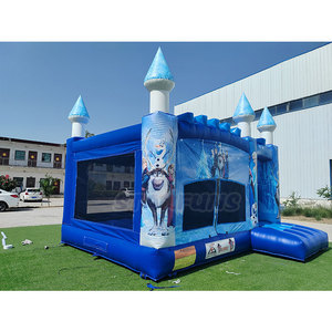 Meilleures ventes : Combo château gonflable d'extérieur Princesse Frozen avec toboggan, pour la location - Product Image 3
