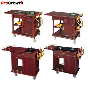 Chariot de service en chambre chariot de nettoyage commercial hôtel et restaurant service de fournitures établissement de bains publics chariot de blanchisserie camion entretien ménager - Product Image 5