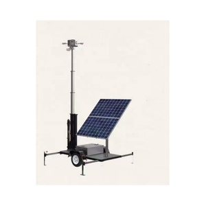 Nouvelle Conception Adaptée : Remorque de Surveillance CCTV Portable avec Panneaux Solaires 2x300W Ecosight ES2P-300, Mât de 6m, Autonomie de 2 Jours - Product Image 6