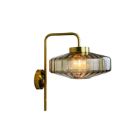 Applique murale moderne avec abat-jour en verre, luminaires muraux d'intérieur à bon prix, lampes murales LED pour chevet et hôtel