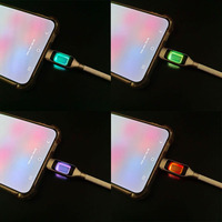 Cables USB Tipo C a USB Tipo C de 60w con Diseño Termocrómico RGB Gradual y Detalles Calados